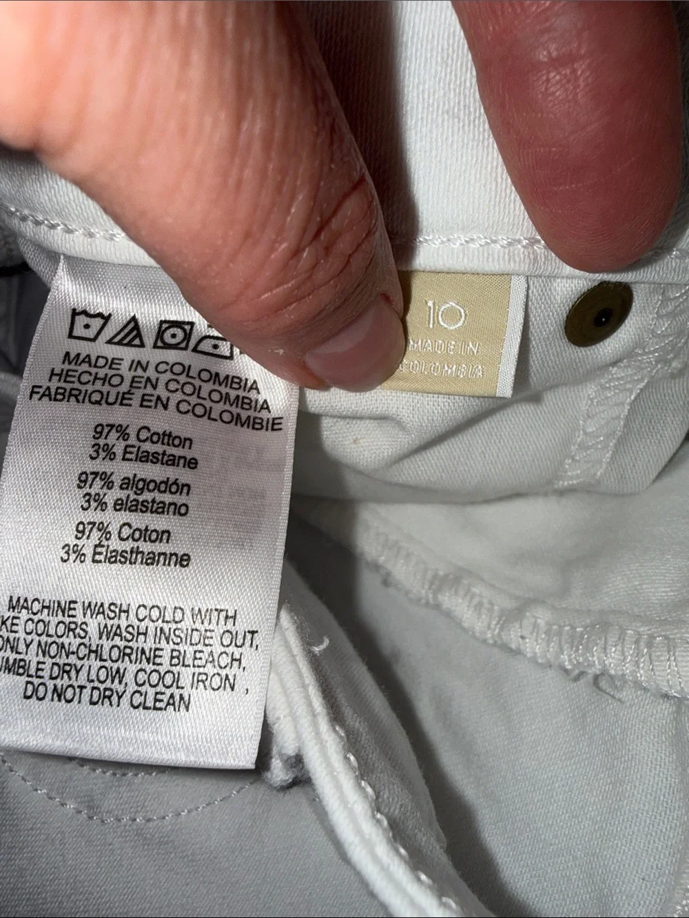Michael Kors White Ankle Jeans